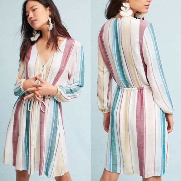 Rails Becca Cusco Stripe Dress Wrap Large - Picture 1 of 12